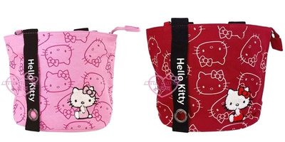 ♥小花花日本精品♥ Hello Kitty 夾層 帆布兩用手提袋 斜背包 兩用包 外出包 手提包~3