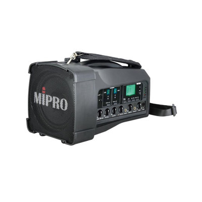 MIPRO MA-100D 雙頻道迷你無線喊話器 (搭配UHF接收模組)