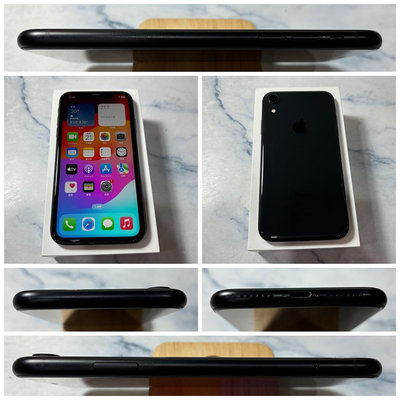 懇得機通訊 二手機 iPhone XR 64G 黑色 附盒裝配件 6.1吋 IOS 17.5.1【616】