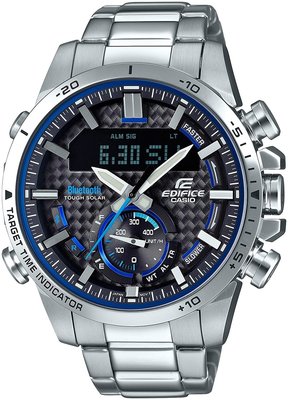 日本正版 CASIO 卡西歐 EDIFICE ECB-800D-1AJF 手錶 男錶 太陽能充電 日本代購