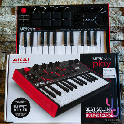 分期免運 贈錄音軟體/線材組 AKAI MPK Mini Play MK3 25鍵 MIDI鍵盤 內建喇叭 公司貨