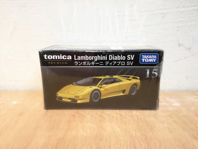 ~ 阿開王 ~ Tomica Premium 15 Lamborghini Diablo SV 1/64 藍寶堅尼