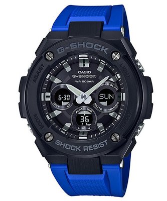【金台鐘錶】CASIO卡西歐G-SHOCK 強悍機能型 多功能運動錶 (太陽能) GST-S300G-2A1