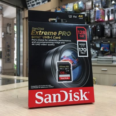 【華揚數位】【現貨】☆全新 SanDisk Extreme SD SDXC 128G 170MB V30 公司貨