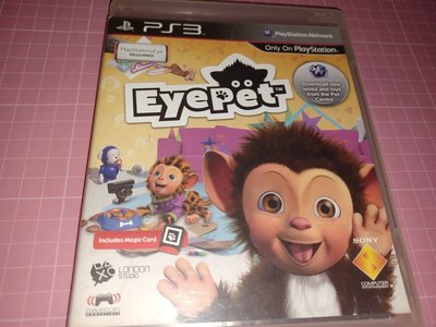 二手PS3遊戲光碟《Eyepet 》英文字幕 光碟1片+說明書 【CS超聖文化讚】