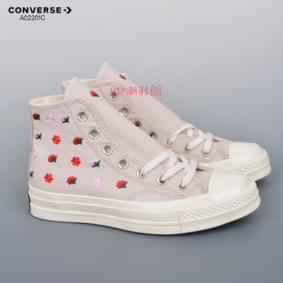 （VIP潮鞋鋪）新款 Converse Chuck 70 All Star Lift 韓版女鞋 印花水透明底 高筒帆布鞋 A02201C