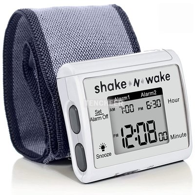 Shake-n-Wake Vibrating Alarm Clock 雙鬧鐘 隨身腕表型震動鬧鐘 鬧鈴 手腕 振動鬧鐘