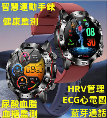24最新款 智慧穿戴手錶 無創血糖手錶 ECG 心電圖HRV管理 血壓心率 血氧 體溫睡眠監測 藍芽智慧手錶運動手錶交換禮物
