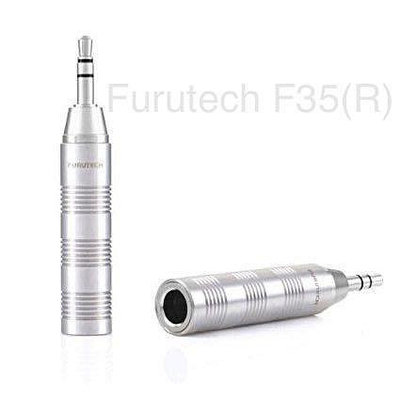 [紅騰音響]Furutech F35R 鍍銠版 6.3轉3.5 耳機轉接頭 (另有F63-S(G)、CF63(R)