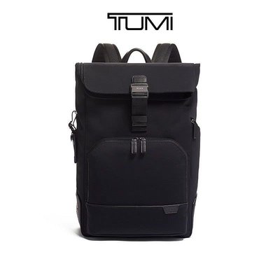 TUMI 黑色 6602021D 雙肩包 背面可插行李箱 獨立筆電夾層 耐磨 商務 休閒 大容量 限量優惠