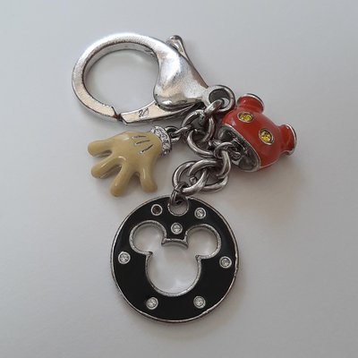 【叵甜】Disney迪士尼×施華洛世奇Swarovski米奇mickey身體部件鑲鑽鑰匙圈