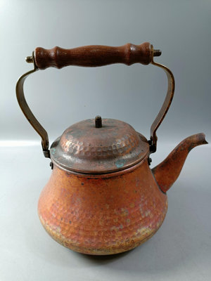 日本回流  老銅壺 提梁壺 茶具用品