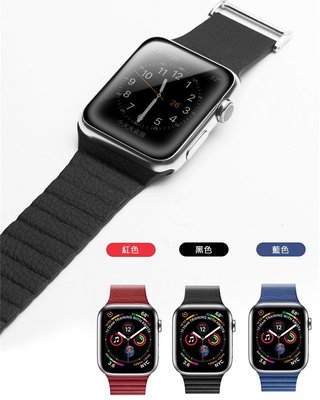 泳優良 QIALINO Apple Watch (38/40mm) 真皮製回環形錶帶 Apple Watch 38mm