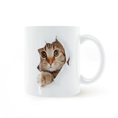 Peeping-Cute-Little-Cat-Mug-尿尿的小貓馬克杯 陶瓷馬克杯水杯杯子