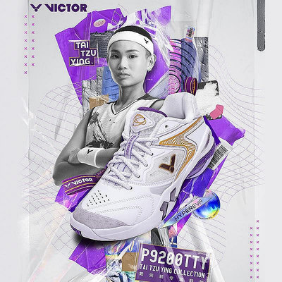 【現貨】2023新款VICTOR勝利羽毛球鞋P9200TTY女款正品官方維克多戴資穎
