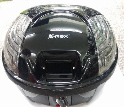 Kmax 30公升  K17快拆式機車行李箱 摩托車行李箱 漢堡 置物箱 黑色 加購後架另有優惠