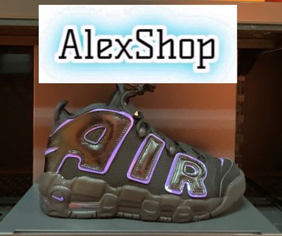 艾力克斯 NIKE AIR MORE UPTEMPO GS 男女大童 DX5954-001 黑紫大AIR籃球鞋上7