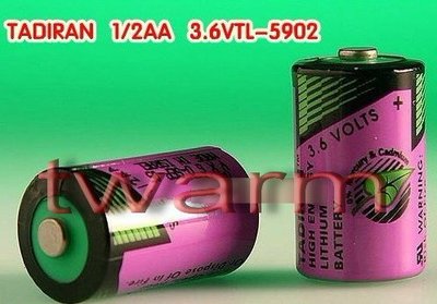 《德源科技》r)TADIRAN 14250鋰電池 1/2AA TL-5902 3.6V ER14250(NO.30)