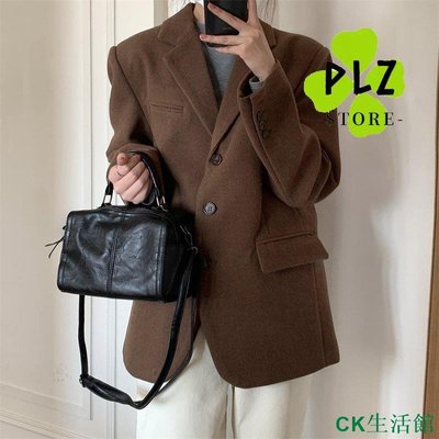 CK生活館[側背包] 韓版百搭波士頓水桶包包女2023新款高級感時尚質感百搭手提斜背包