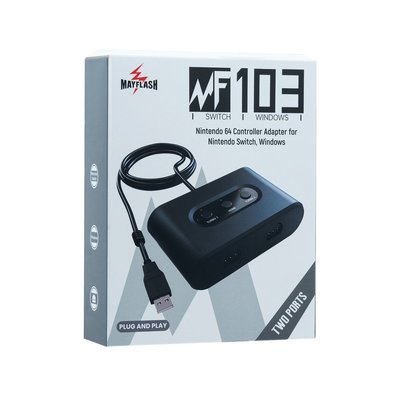 包子の屋Mayflash nintendo switch N64手把轉PC USB/Switch轉換器雙接口 連發