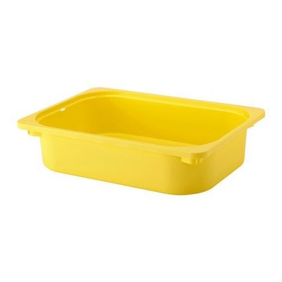 ☆創意生活精品☆IKEA TROFAST儲物盒(黃色) 可搭配TROFAST系列儲物櫃框