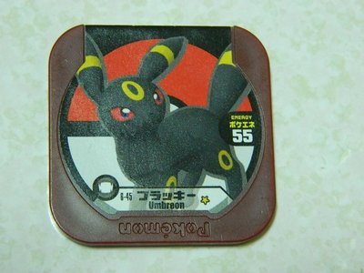 日本正版 神奇寶貝 TRETTA 方形卡匣 月精靈 Umbreon 6彈 一星卡 一般等級 6-45 不能刷