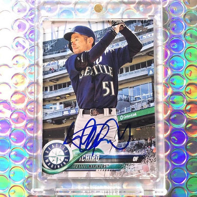 MLB大聯盟西雅圖水手【Ichiro イチロー 鈴木一朗】卡面親筆簽名卡。棒球 簽名球卡 球員卡.2