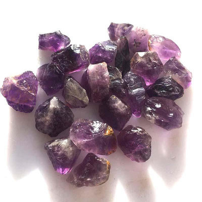 天然紫水晶碎石 天然水晶原石 裝潢 裝飾觀賞 吊墜 香薰水晶