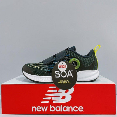 New Balance 中童 黑色 BOA 旋轉鈕 寬楦 舒適 運動 休閒鞋 PTRVLNY3