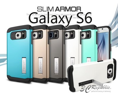 出清 SGP 三星 Galaxy S6 edge Case Slim Armor 雙層 吸震 站立 保護殼