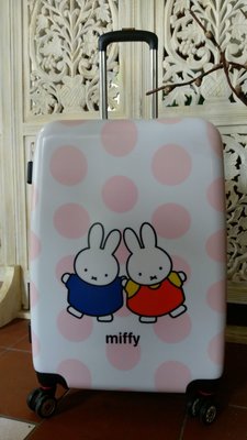 miffy米菲兔圓點粉24吋行李箱 旅行箱出清特價中