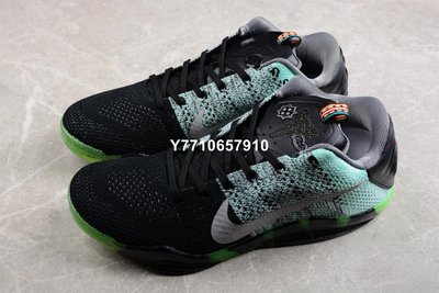 Nike Kobe 11 Low Easter 黑綠專業實戰籃球鞋男鞋8244521-305