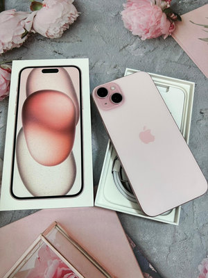 ️出清拆封新品️🍎 Apple iPhone 15 Plus256GB粉紅色🍎螢幕6.7吋🔥台灣公司貨🔥