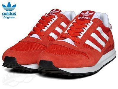 ☆ Tsu ☆ Adidas Originals 三葉草  v24587 zx500 男生 女生 慢跑鞋 紅色 真品