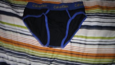 Calvin Klein MEN 超舒適棉質三角內褲  三角褲運費不合併s/p黑藍色未拉12(紅布袋）