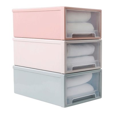 免運 北歐多層寶寶兒童儲物柜桌面收納整理箱抽屜式塑料盒自由組合透明