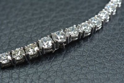 【阿德翡翠】 鑽石項鍊 No.2 鑽石非常白 總重20.95ct 最大顆約60分