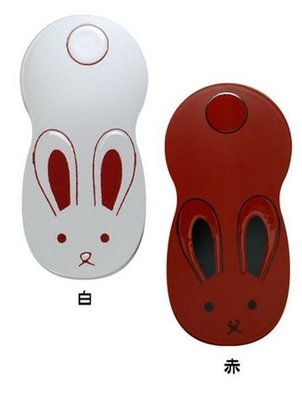***日本帶回*** HAKOYA可微波兔子型2段式和風便當盒(日本製)白色款