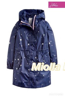 Miolla 英國品牌Joules 兒童款Kids 防風防雨功能型腰間好收納可調整繫帶外套