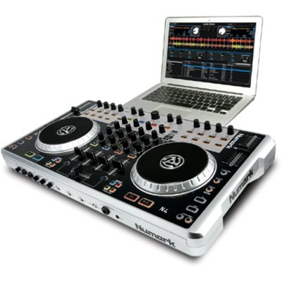 出清 展示機 Numark DJ MIDI控制器 N4 四平台控制器混音座 pioneer ddj serato