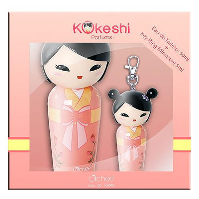 【Kokeshi】Litchee 愛情娃娃 女香 禮盒(50ml+香水鑰匙圈)