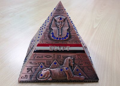 埃及風情 精美金字塔 法老王 人面獅身 駱駝 煙灰缸 擺飾品 復古雕刻翻蓋設計 歐式經典 時尚個性