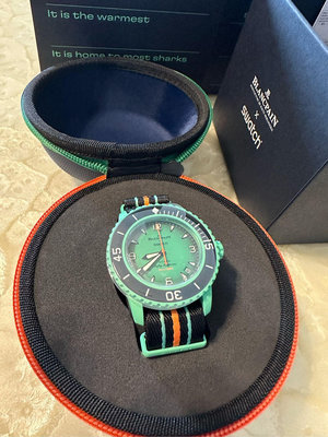Swatch x Blancpain  50噚聯名紀念錶 （印度洋）