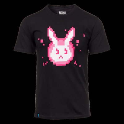 【丹】暴雪商城_Overwatch D.Va Pixel Bunny Shirt 鬥陣特攻 豬肉 中性 T恤