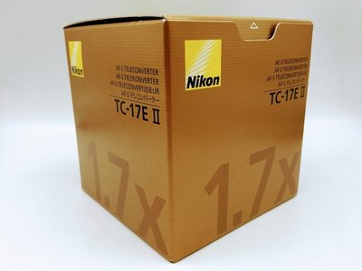 全新 Nikon TC-17E II﹝1.7倍﹞加倍鏡 / 增距鏡  1.7X  AF-S TELECONVERT 榮泰貨 保固1年