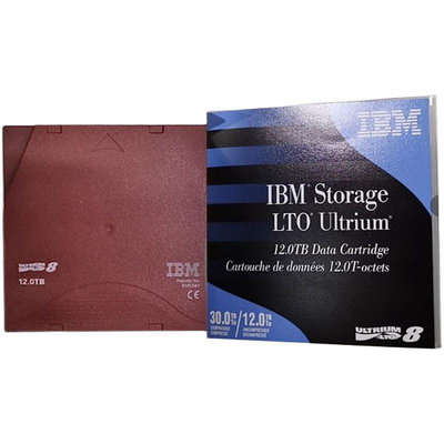 IBM LTO8 磁帶機 磁帶庫 數據記錄存儲磁帶LTO7/ LTO8 12TB/LTO9