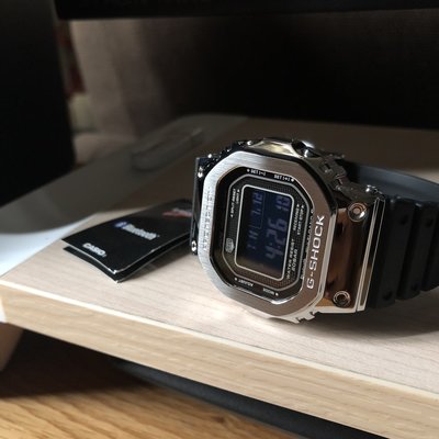 台灣公司貨 全新 G-SHOCK GMW-B5000不鏽鋼樹脂錶帶(35週年限量紀念)