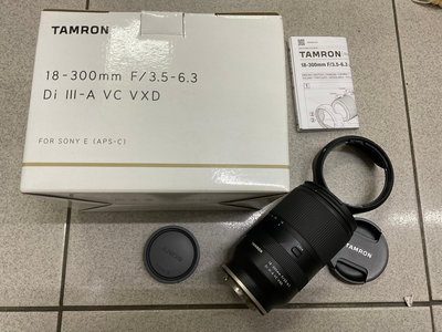 [保固一年] [高雄明豐] 95新 Tamron 18-300mm F3.5-6.3 Di III-A VC B061 For Sony E 卡口