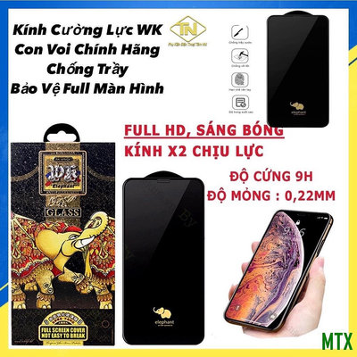 天誠TCIphone 鋼化玻璃,正品 WK 大象玻璃 - 12 / 13 / 14Pro / 14Promax