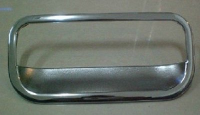 日產 2007~2013 LIVINA  專用 尾門電鍍門碗+不鏽鋼把手